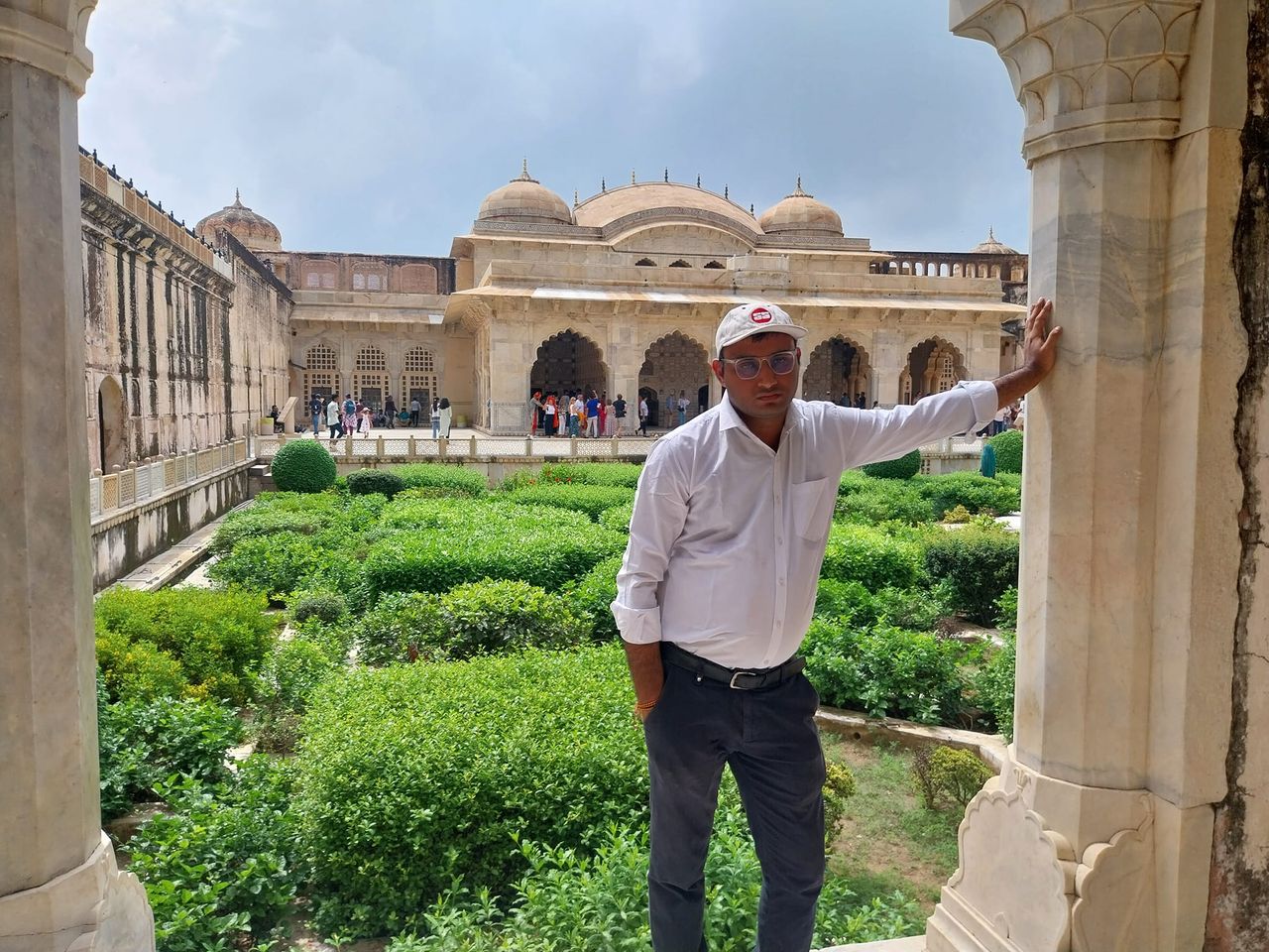 Shouvik at Nahergarh Fort in Jaipur